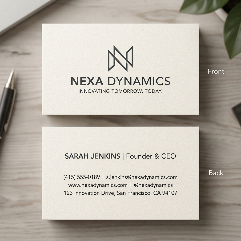 Using AI to Design Professional Business Cards Without Design Skills