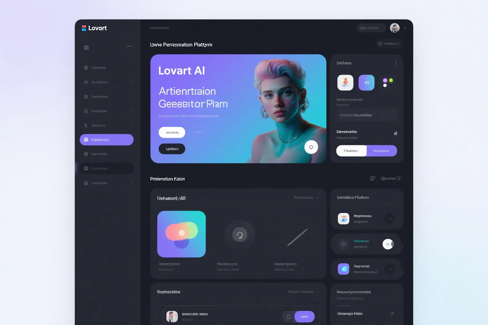 Lovart iteration and refinement examples