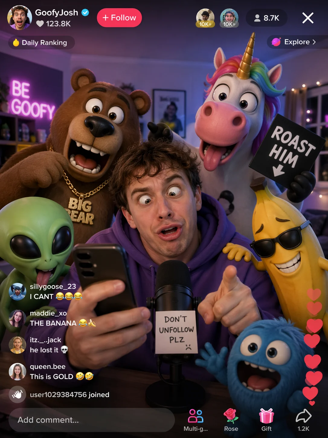Livestream UI